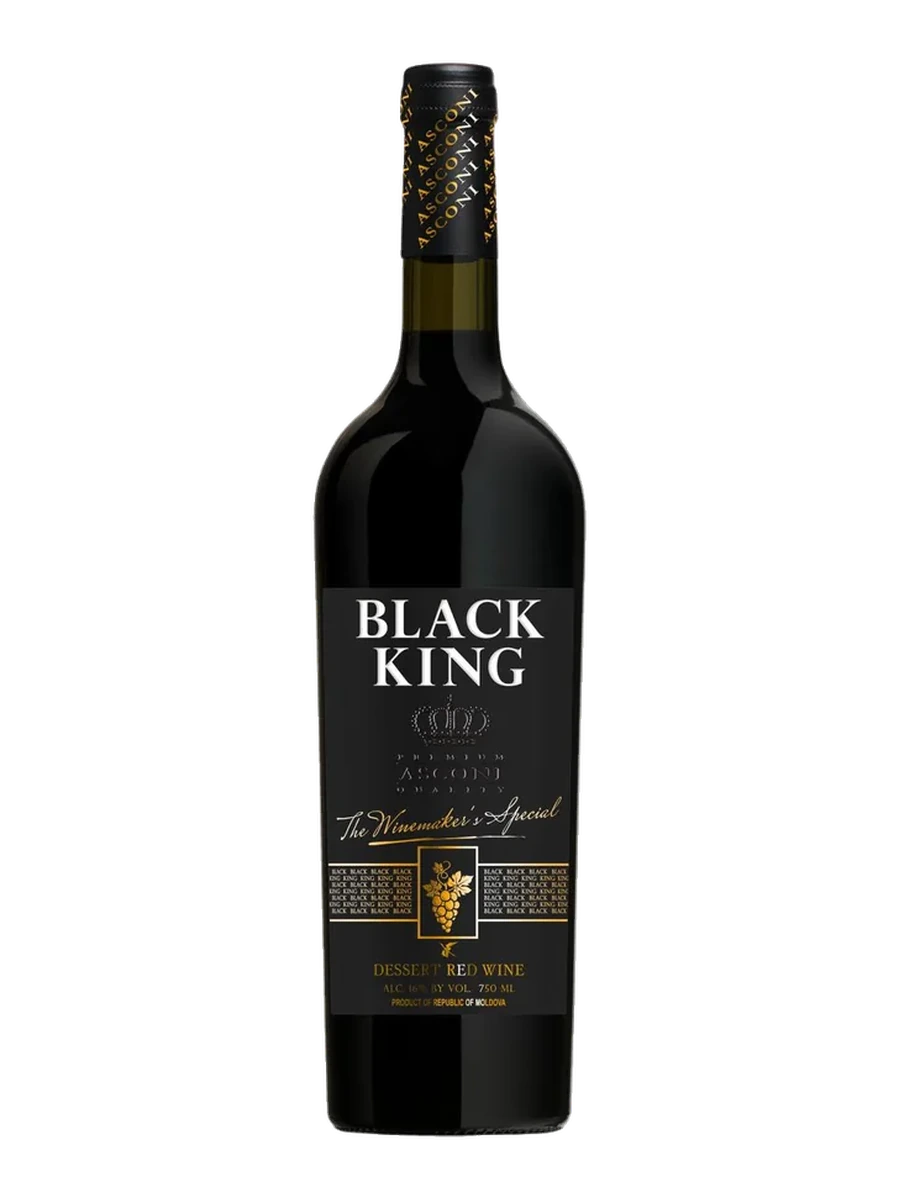Black King Dessert Red Wine bottle
