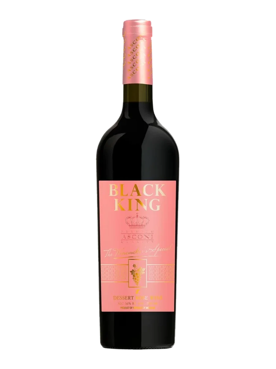 Black King Dessert Rosé Wine bottle