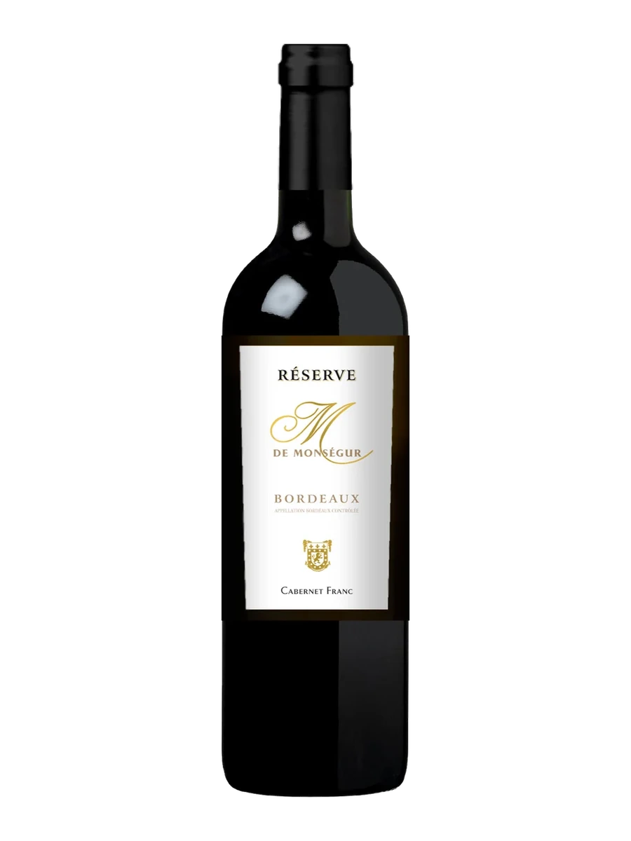 M de Monsegur Bordeaux bottle
