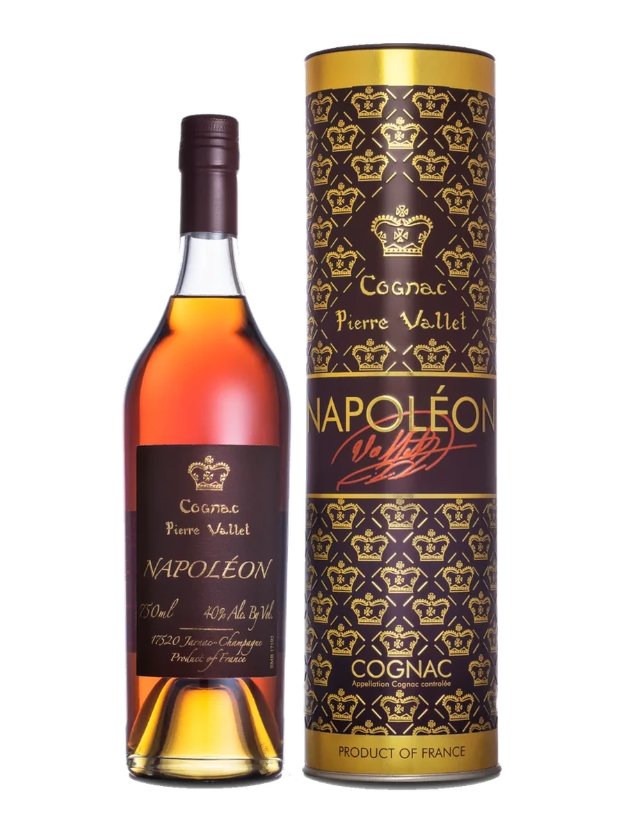 Pierre Vallet Napoleon Cognac bottle