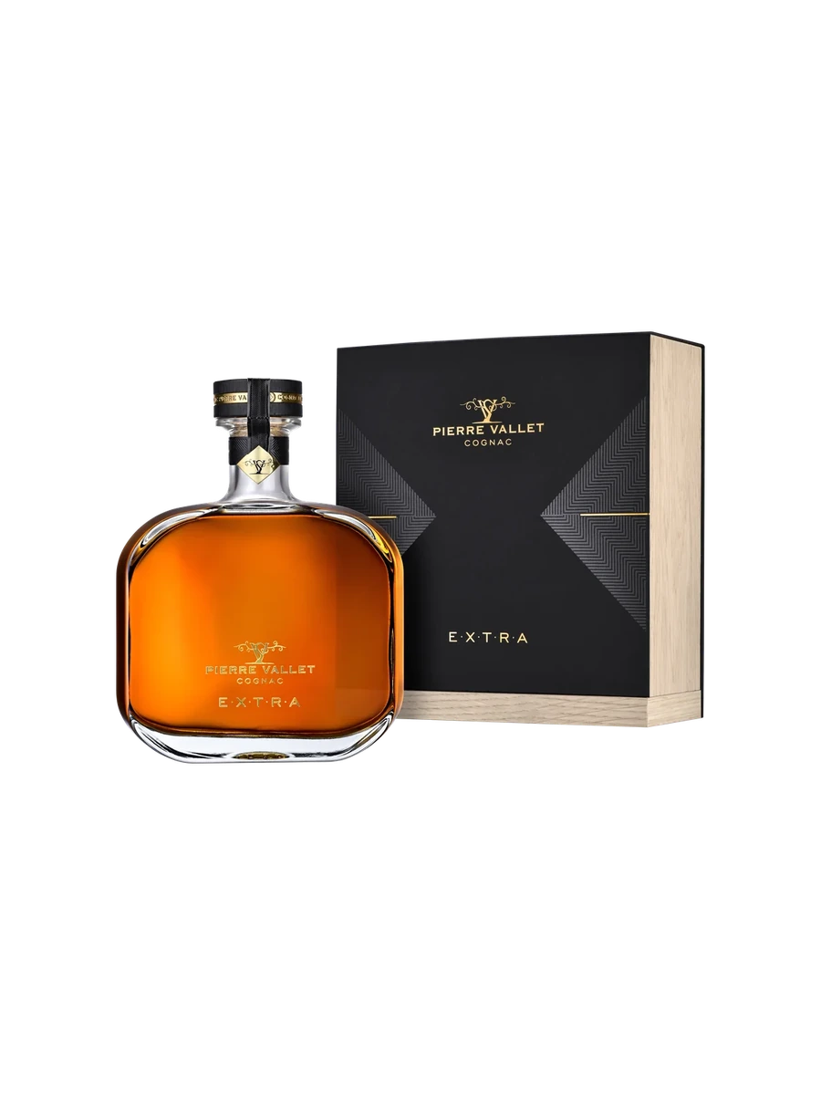 Pierre Vallet Extra Cognac bottle